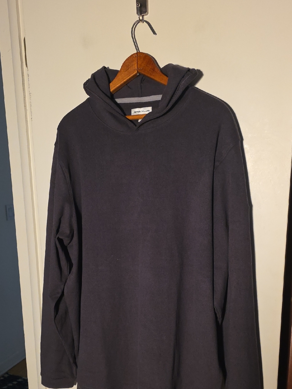 Peter Millar Charcoal XL Hooded Sweatshirt Like New Condition